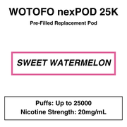 Wotofo Nexpod 25K Pre-Filled Pod Vape - NZ Vapez 