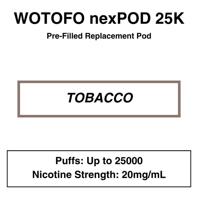 Wotofo Nexpod 25K Pre-Filled Pod Vape - NZ Vapez 