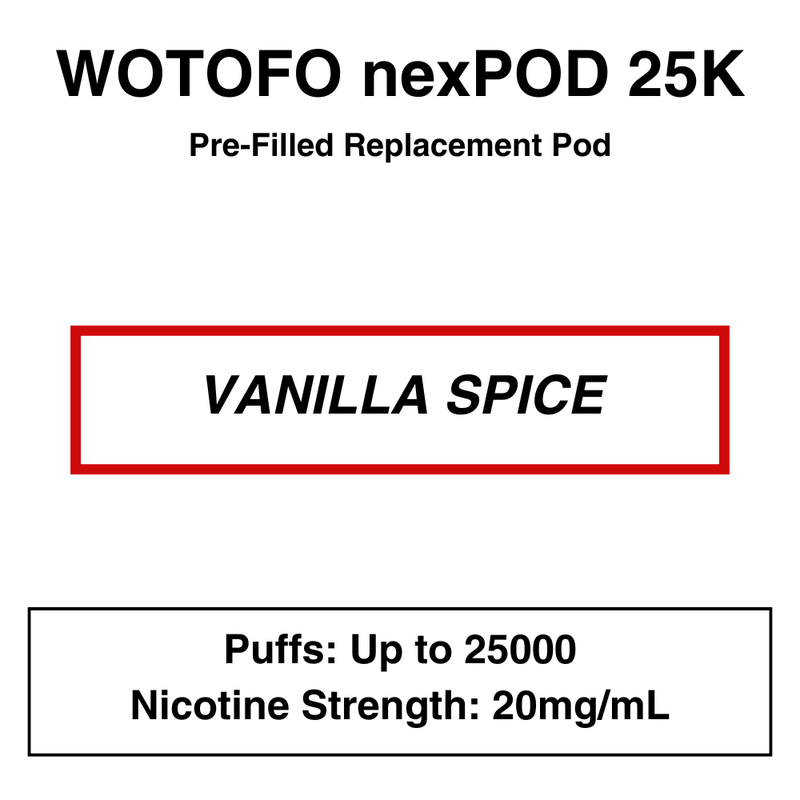 Wotofo Nexpod 25K Pre-Filled Pod Vape - NZ Vapez 