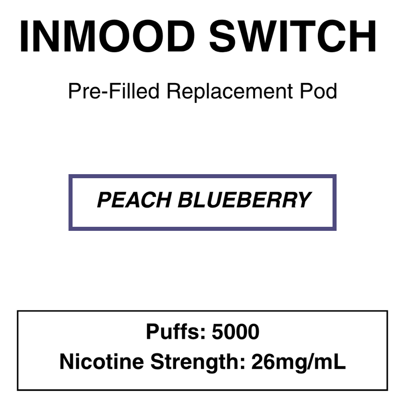 INMOOD Switch Replacement Pods -26mg (4%) - NZ Vapez 
