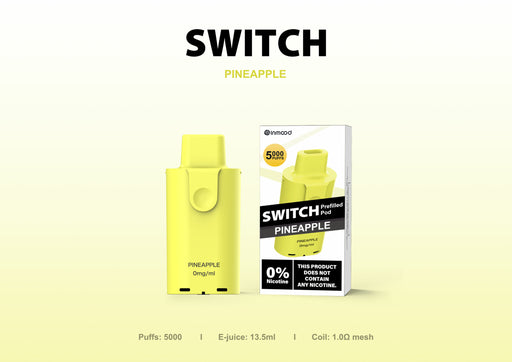 Pineapple | INMOOD Switch 5000 Puffs | Zero Nicotine - NZ Vapez 