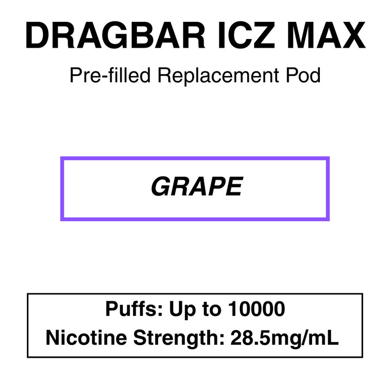 DRAGBAR ICZ MAX 10000 PUFFS - NZ Vapez 