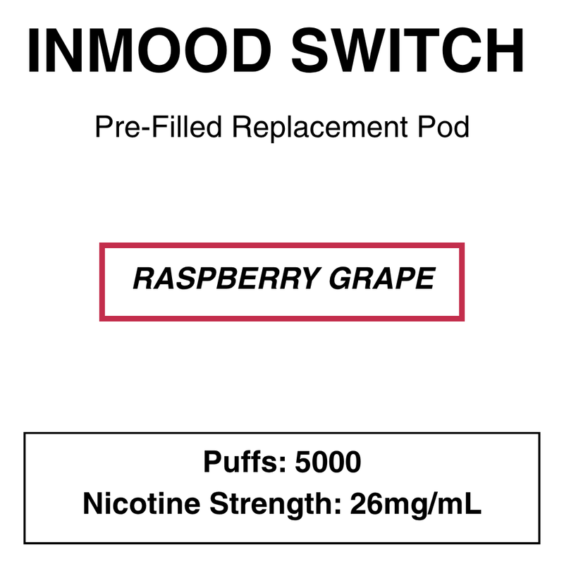 INMOOD Switch Replacement Pods -26mg (4%) - NZ Vapez 
