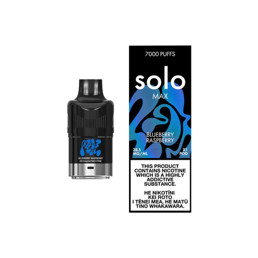 Blueberry Raspberry | solo MAX 7000 Puffs - NZ Vapez 