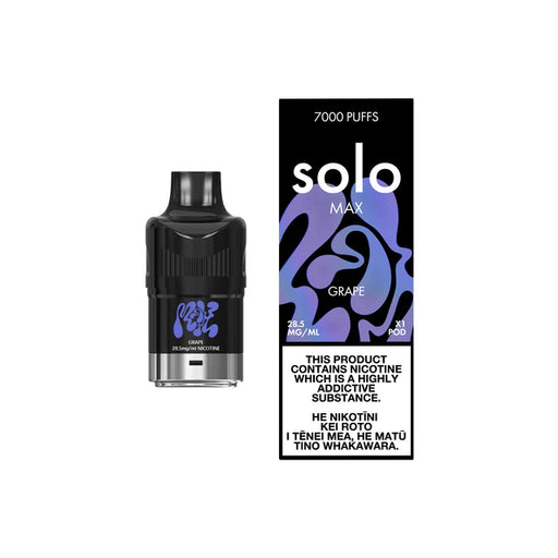 Grape | solo MAX 7000 Puffs - NZ Vapez 