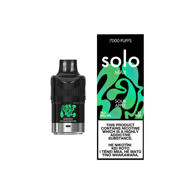 Sour Apple | solo MAX 7000 Puffs - NZ Vapez 