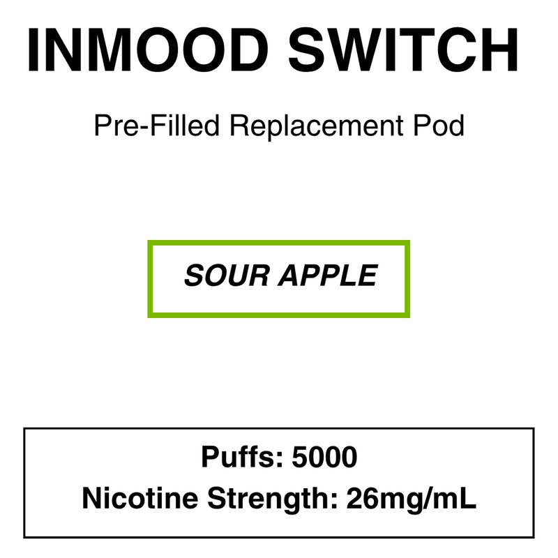 INMOOD Switch Replacement Pods -26mg (4%) - NZ Vapez 