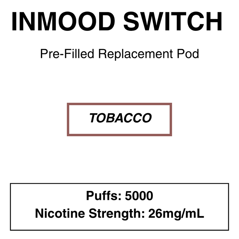INMOOD Switch Replacement Pods -26mg (4%) - NZ Vapez 