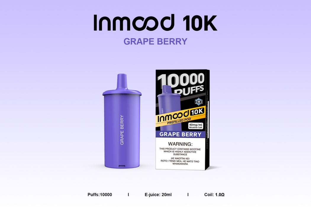 Inmood 10K Replacement Pods - NZ Vapez 