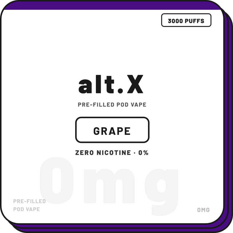 alt. X 3000 Puffs | 0% Nicotine Pod Vape - NZ Vapez 