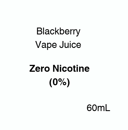 ECigOz - Blackberry | Zero Nicotine | Vape Juice - NZ Vapez 