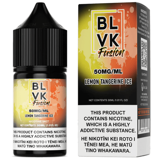 Lemon Tangerine Ice by BLVK FUSION Salts - NZ Vapez 