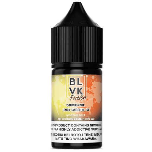 Lemon Tangerine Ice by BLVK FUSION Salts - NZ Vapez 