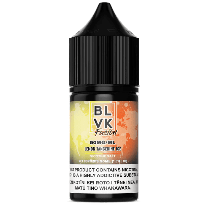 Lemon Tangerine Ice by BLVK FUSION Salts - NZ Vapez 