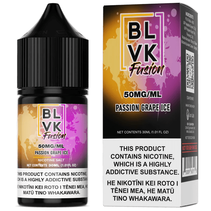 Passion Grape Ice by BLVK FUSION Salts - NZ Vapez 