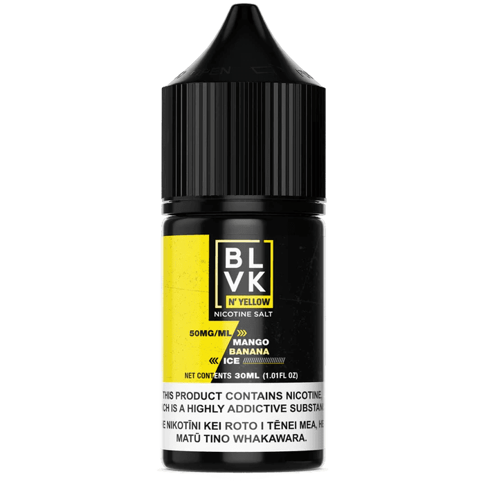 Mango Banana Ice by BLVK N' YELLOW Salts - NZ Vapez 