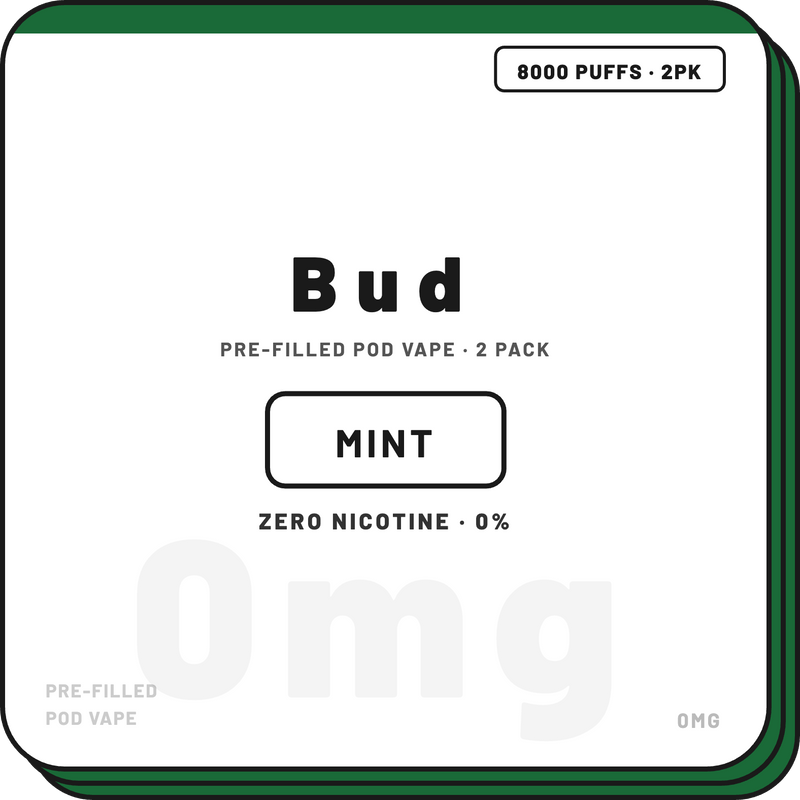 Bud 8000 Puffs | 0% Nicotine Vape - NZ Vapez 
