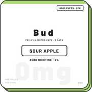 Bud 8000 Puffs | 0% Nicotine Vape - NZ Vapez 