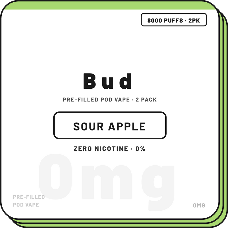 Bud 8000 Puffs | 0% Nicotine Vape - NZ Vapez 