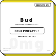 Bud 8000 Puffs | 0% Nicotine Vape - NZ Vapez 