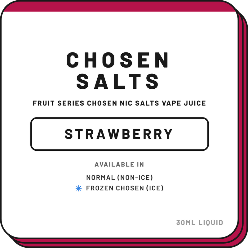 Strawberry | Chosen Salts | 30ml - NZ Vapez 