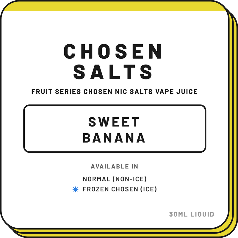 Sweet Banana | Chosen Salts  30ml - NZ Vapez 