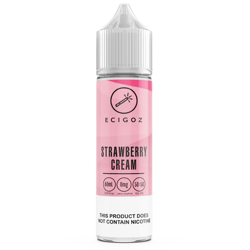 ECigOz - Strawberry Cream | Zero Nicotine | Vape Juice - NZ Vapez 