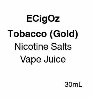 Gold Tobacco by ECigOz Salts | Vape Juice NZ  NZ Vapez