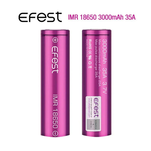 Efest 18650 Battery (2pcs/pk) - NZ Vapez 
