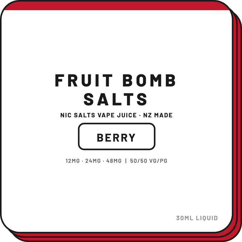 Fruit Bomb Salts 30ml NZ | Nic Salts Vape Juice - NZ Vapez 