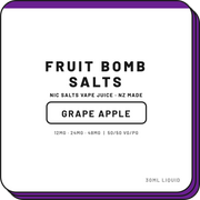 Fruit Bomb Salts 30ml NZ | Nic Salts Vape Juice - NZ Vapez 
