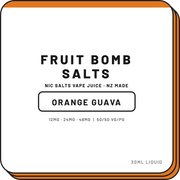 Fruit Bomb Salts 30ml NZ | Nic Salts Vape Juice - NZ Vapez 