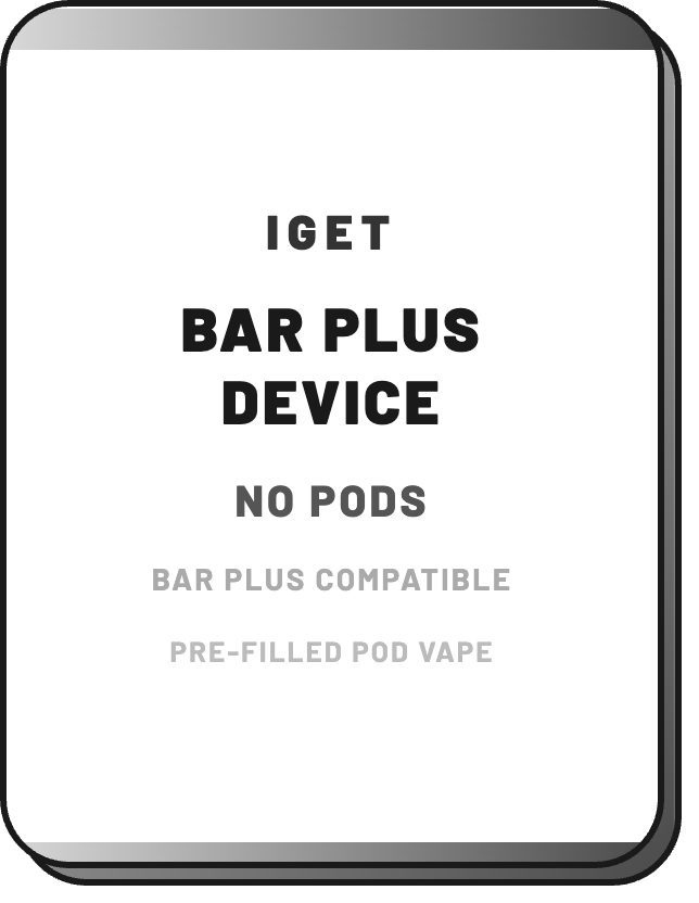 IGET BAR PLUS DEVICE ONLY - NZ Vapez 