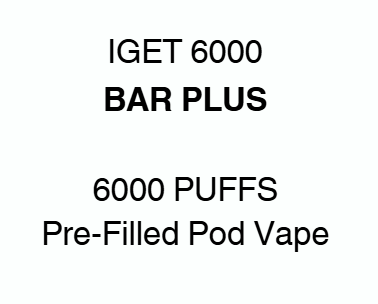 IGET BAR PLUS Replacement Pods| IGET Christchurch NZ Vapez IGET BAR PLUS Replacement Pods| IGET Christchurch NZ Vapez