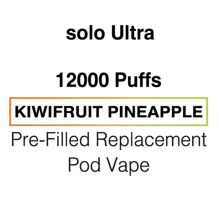 SOLO Ultra 12K Pre-Filled Pod Vape - NZ Vapez 