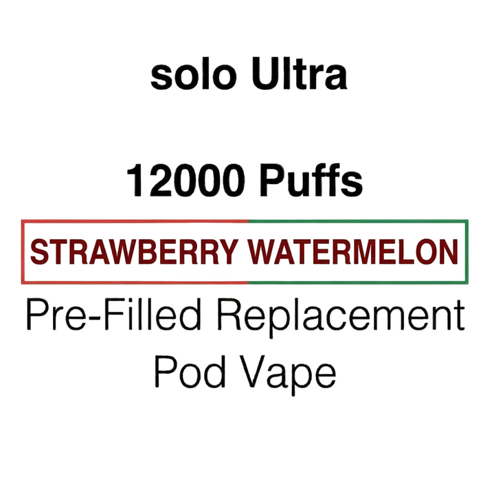 SOLO Ultra 12K Pre-Filled Pod Vape - NZ Vapez 