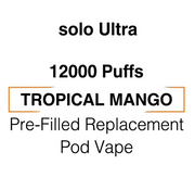 SOLO Ultra 12K Pre-Filled Pod Vape - NZ Vapez 