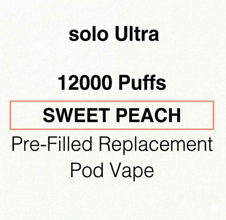 SOLO Ultra 12K Pre-Filled Pod Vape - NZ Vapez 