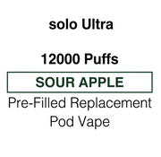 SOLO Ultra 12K Pre-Filled Pod Vape - NZ Vapez 