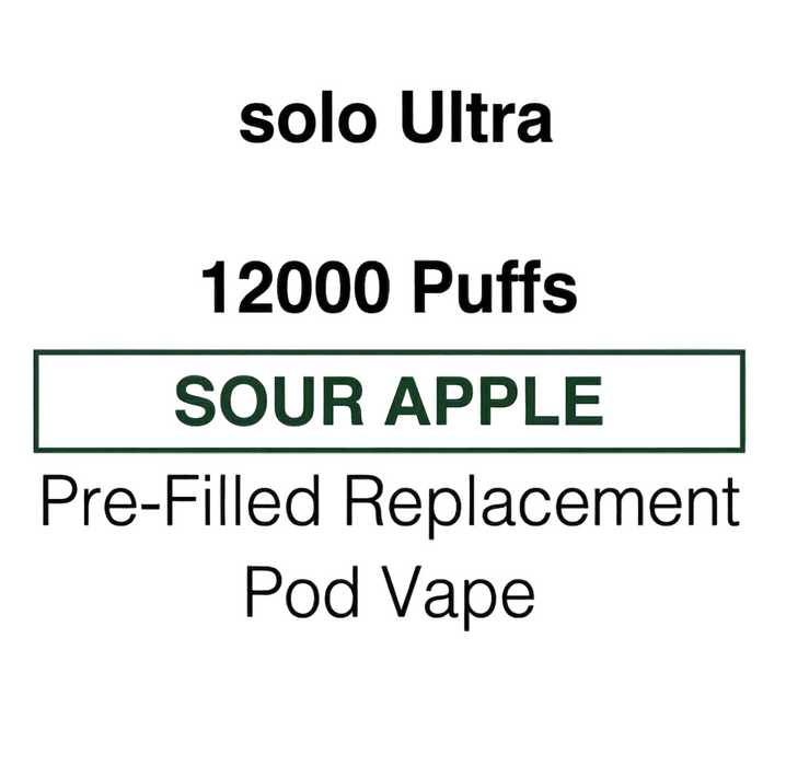 SOLO Ultra 12K Pre-Filled Pod Vape - NZ Vapez 