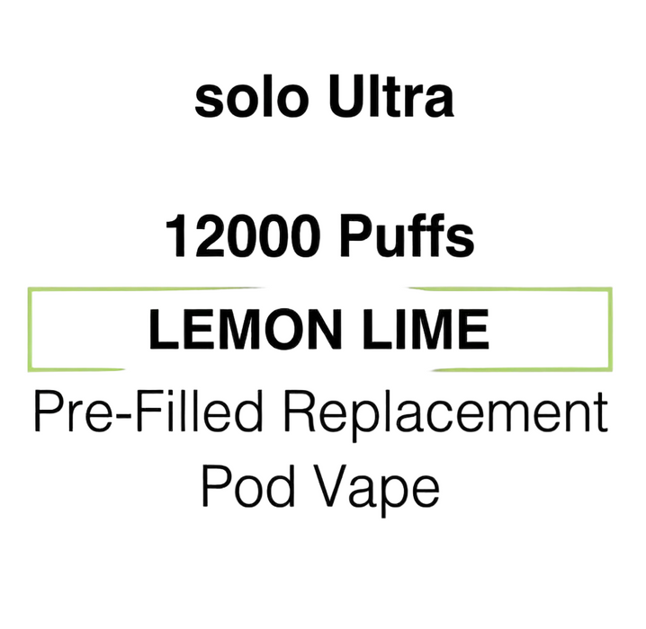 SOLO Ultra 12K Pre-Filled Pod Vape - NZ Vapez 