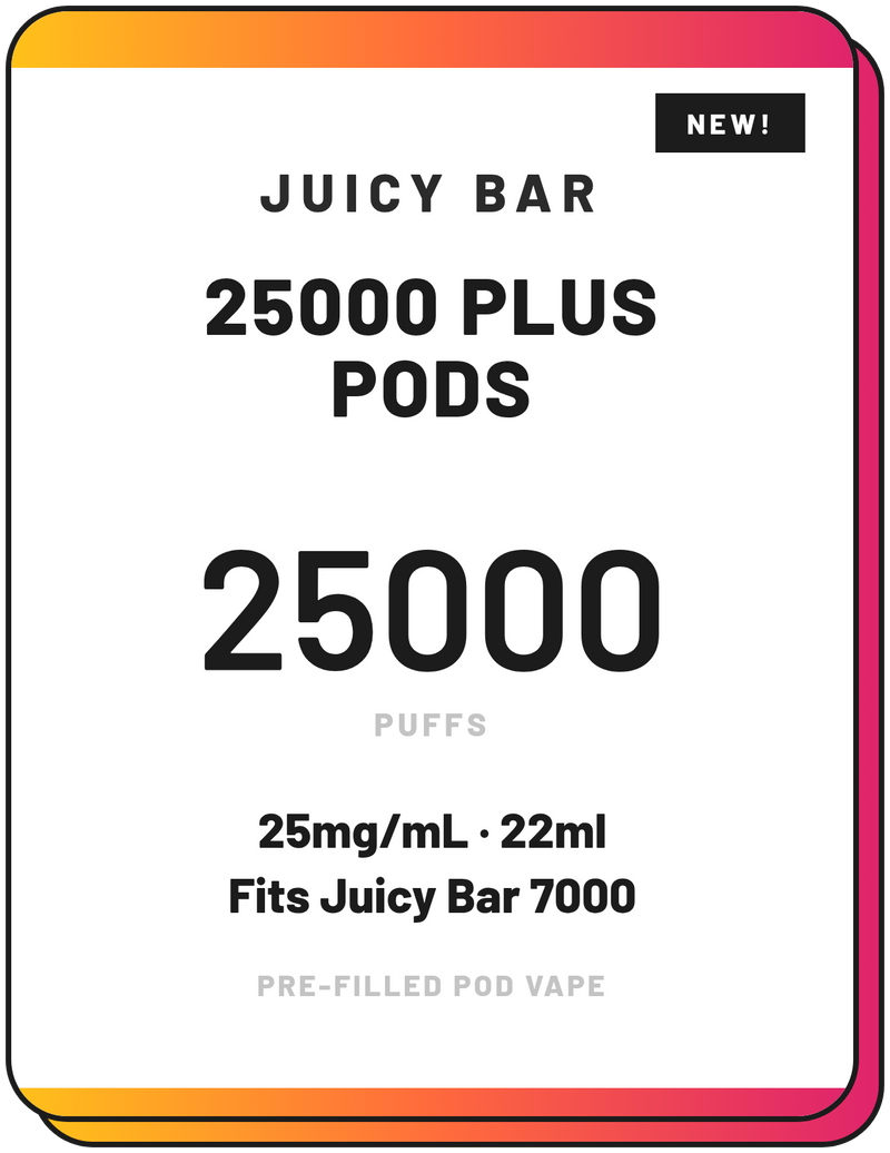 Juicy Bar 25000 Plus Pods | Pre-Filled Pod Vape NZ - NZ Vapez