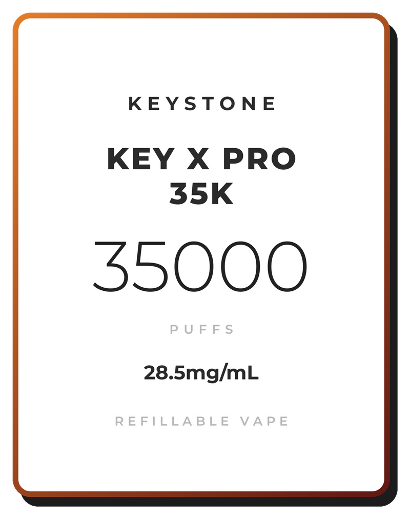 Keystone Key X Pro 35000 Puffs | Refillable Vape