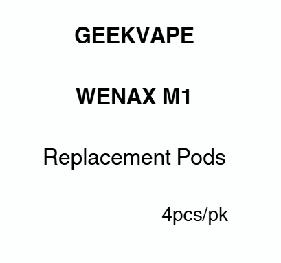 elfbar nachfüll pod läuft aus Geekvape Wenax M1 Pod System in Dubai main image 0