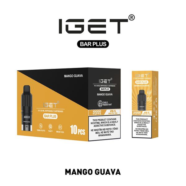 IGET BAR PLUS POD 3.0 | 10000 Puffs (New!) - NZ Vapez 