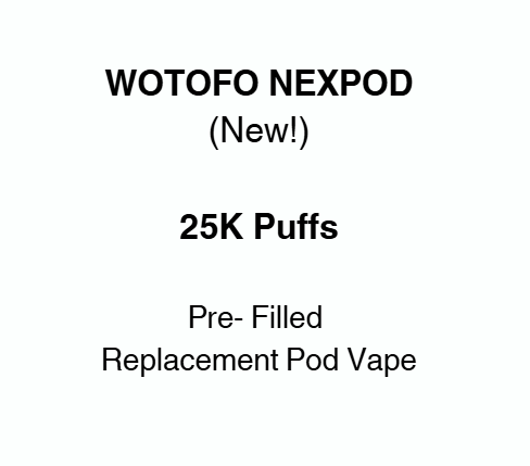 Wotofo Nexpod 25K Reusable Vape - NZ Vapez 