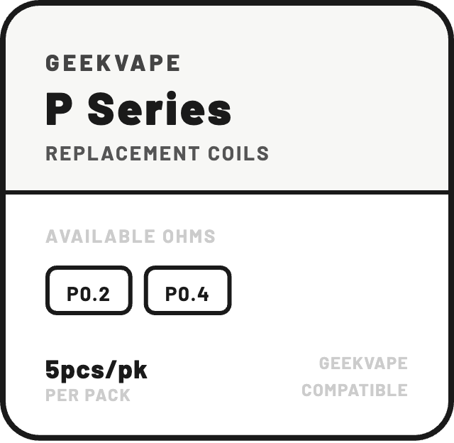 Geekvape P Series Replacement Coils - NZ Vapez 