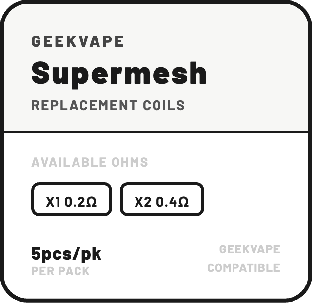 Geekvape Super Mesh Replacement Coils - NZ Vapez 