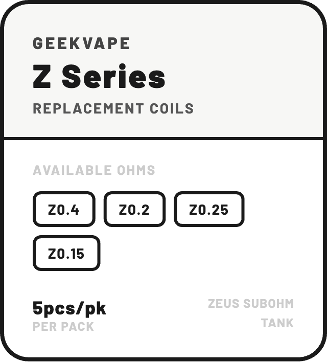 Geekvape  Z Series Replacement Coils - NZ Vapez 