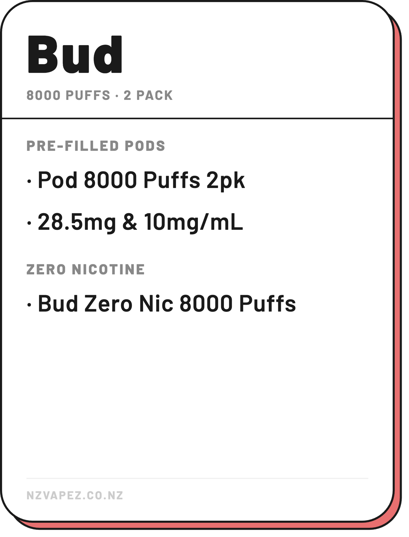 Bud 8000 & Flux 10K reusable vapes